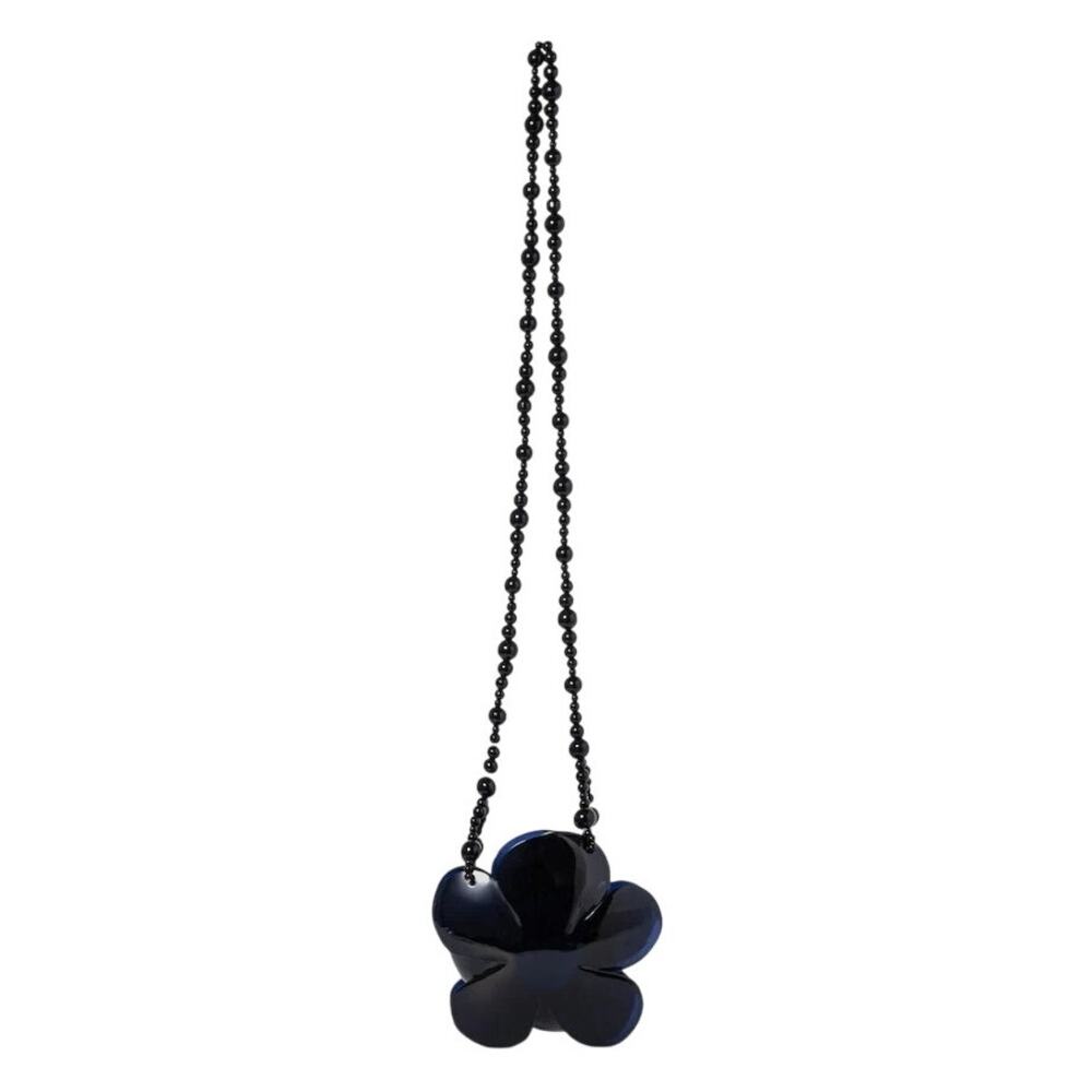 Susan Fang Flower Bag 3D Printed Beaded Purse Evening Party Statement Purple